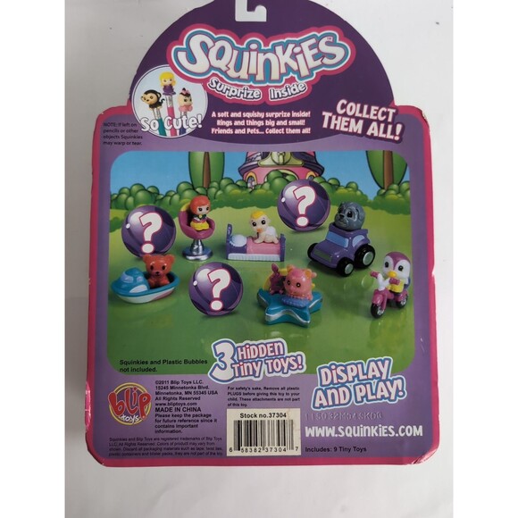 Squinkies Series 5 Accessory Car Bed Boat Bicycle Set Sealed - Picture 2 of 3